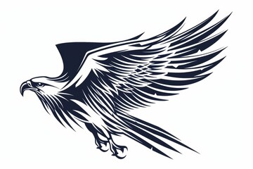 Fototapeta premium Detailed illustration of an eagle, suitable for various projects