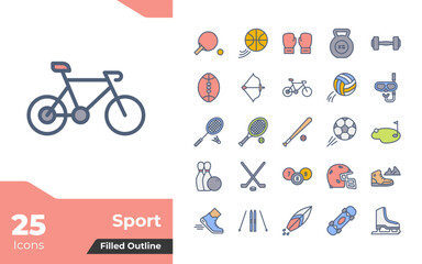 Sport Filled Color Icons