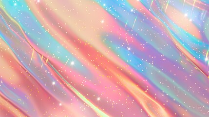 Background with Hypnotic Abstract Holographic Pattern