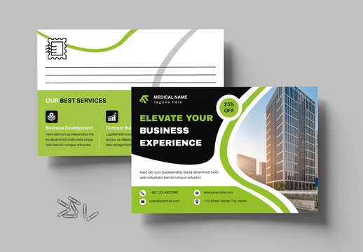 Business Postcard Layout
