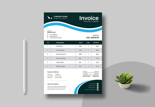 Invoice Template Layout