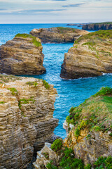 Cathedrals Beach in Galicia Spain.