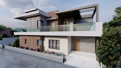 Fototapeta premium house in the city