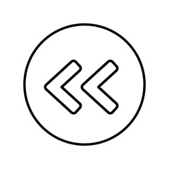 right icon with white background vector stock illustration