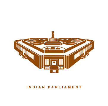 New Indian Parliament vector icon