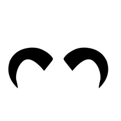 Devil Horn silhouette icon