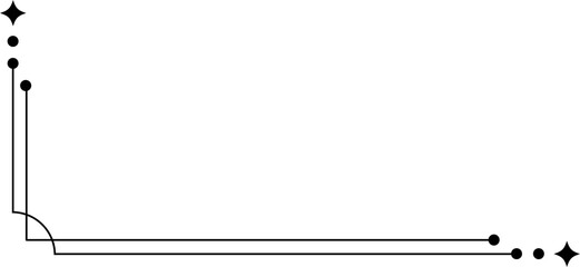 Minimalist aesthetic line frame