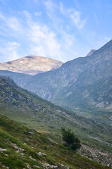 mountain landscape with clouds, bursa