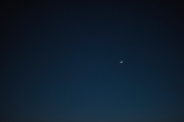 東京 新宿区から見える空　月夜