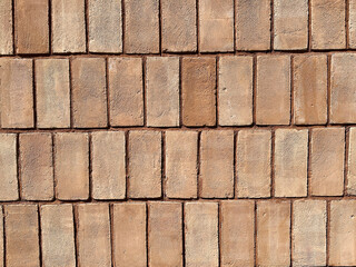 Pattern of a brick wall