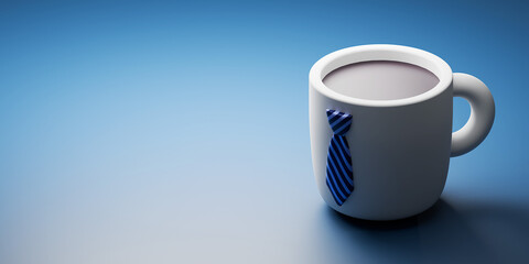 Happy Father’s Day 3d greeting card. 3d render.