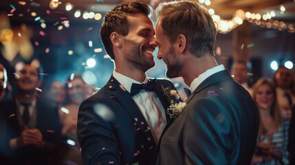A Joyous Gay Wedding Moment - Powered by Adobe