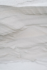 Dune Sand Ripple Closeup Texture in Cold Winter Morning Sunlight with Shallow Depth of Field