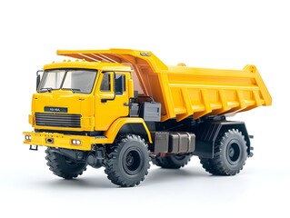 Articulated Yellow Dump Truck for Heavy-Duty Construction and Mining Site Hauling Purposes