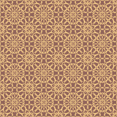 Seamless vector lace pattern decorative print for wallpaper, textile, paper, gifts beautiful background 