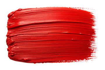 Bold Red Brush Stroke: A thick, bold red brush stroke with textured edges, perfect for making a strong visual statement.
