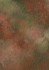 Abstract green ,red and flower pink grunge watercolor background for decoration on vintage garden and classic style design.