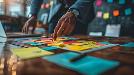 Fototapeta premium Those in business developing their strategy