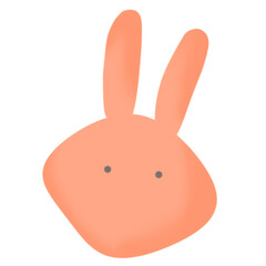 bunny isolated on white