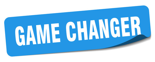 game changer sticker. game changer label © B-design