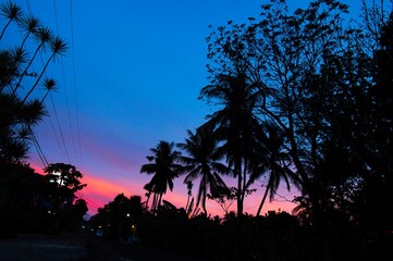 Morning glow in San Juan, Siquijor island