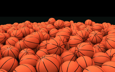 Basketball Ball, Basketball 3D Visual Design. May 2024, (3D Render)