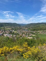 Fototapeta na wymiar Promenade autour de Le Thillot - Vosges - France - Grand Est - Europe