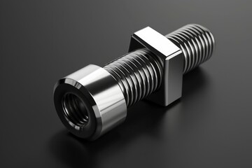 Detailed shot of a metal object on a table. Suitable for industrial concepts