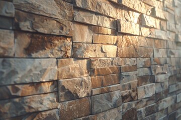 A brick wall with a fire hydrant in front. Suitable for urban themed designs