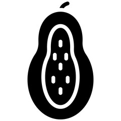 papaya solid icon