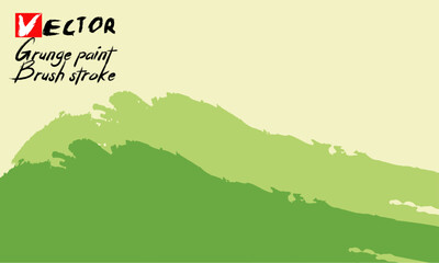 Grunge Paint stripe Vector brush Stroke, Free vector elegant green decorative watercolor brush stroke, Abstract Green Scratch Stripes Grunge Texture Design In White Background