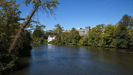 River Aller at Celle, Lower Saxony, Germany, Europe
