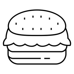 Burger vector icon