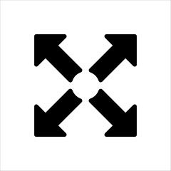 Full screen icon. Vector illustration isolated on white background