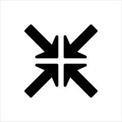 Full screen icon. Vector illustration isolated on white background