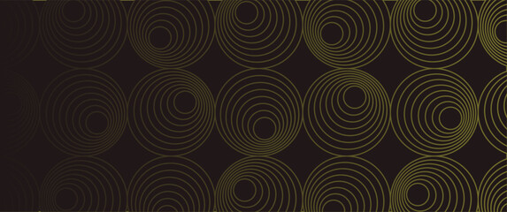 seamless japanese pattern with horizontal linear gradient, abstract random circle japanese pattern for background, card, banner, template