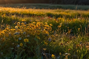 Beautiful flowers in Spring Park include tulips, hydrangeas, narcissus, hyacinths, and lilies. Flowers in a field of wildflowers, fields of flowers, Nature's Spring Symphony: A Scenic Display of Diver