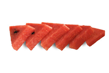 watermelon slice isolated on white background. This has clipping path. 