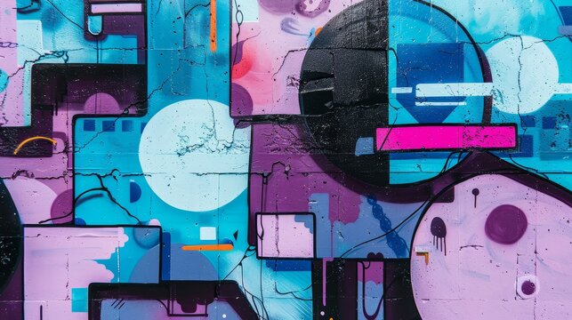 Retro Game-Inspired Graffiti
