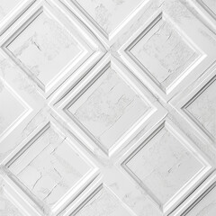 Obraz premium A white background with a lot of triangles and squares