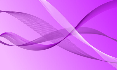 pink violet lines wave curves with soft gradient abstract background
