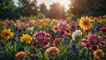 Flower farm garden