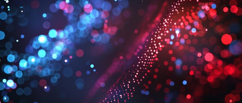 Data technology background. Abstract background. Connecting dots and lines on dark background