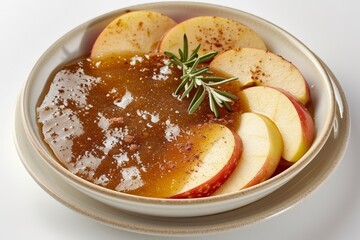 Gourmet Apple Butter with Intricate Artistry