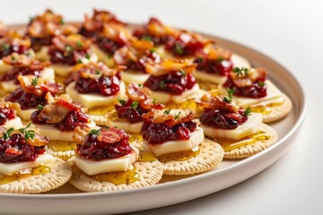 Irresistible Bacon, Brie, and Cranberry Holiday Melts Appetizer