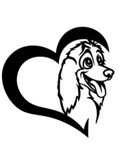 Afghan Hound SVG  vector graphic perfect cut file 