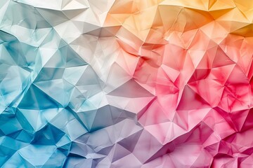 Naklejka premium Design an abstract geometric background for modern decor side view advanced tone Analogous Color Scheme, 4k