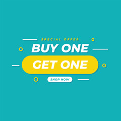 Buy one Get one Design Template