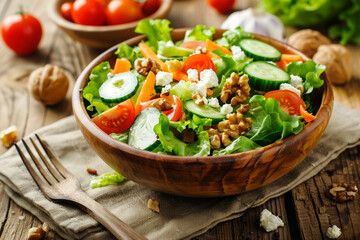 Salad plate, Healthy food, Fresh greens, Salad photography, Healthy diet