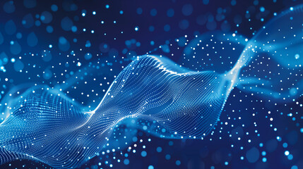 abstract blue background with waves